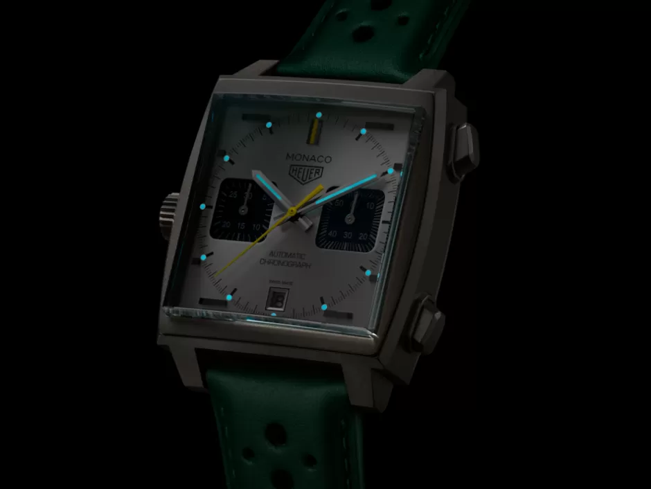 TAG Heuer Monaco Chronograph Racing Green^Homme Montres Chronographes | Éditions Spéciales